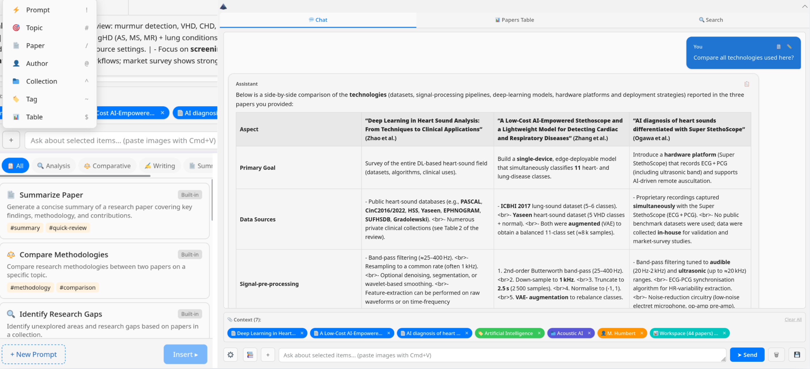 Seerai Chat Interface